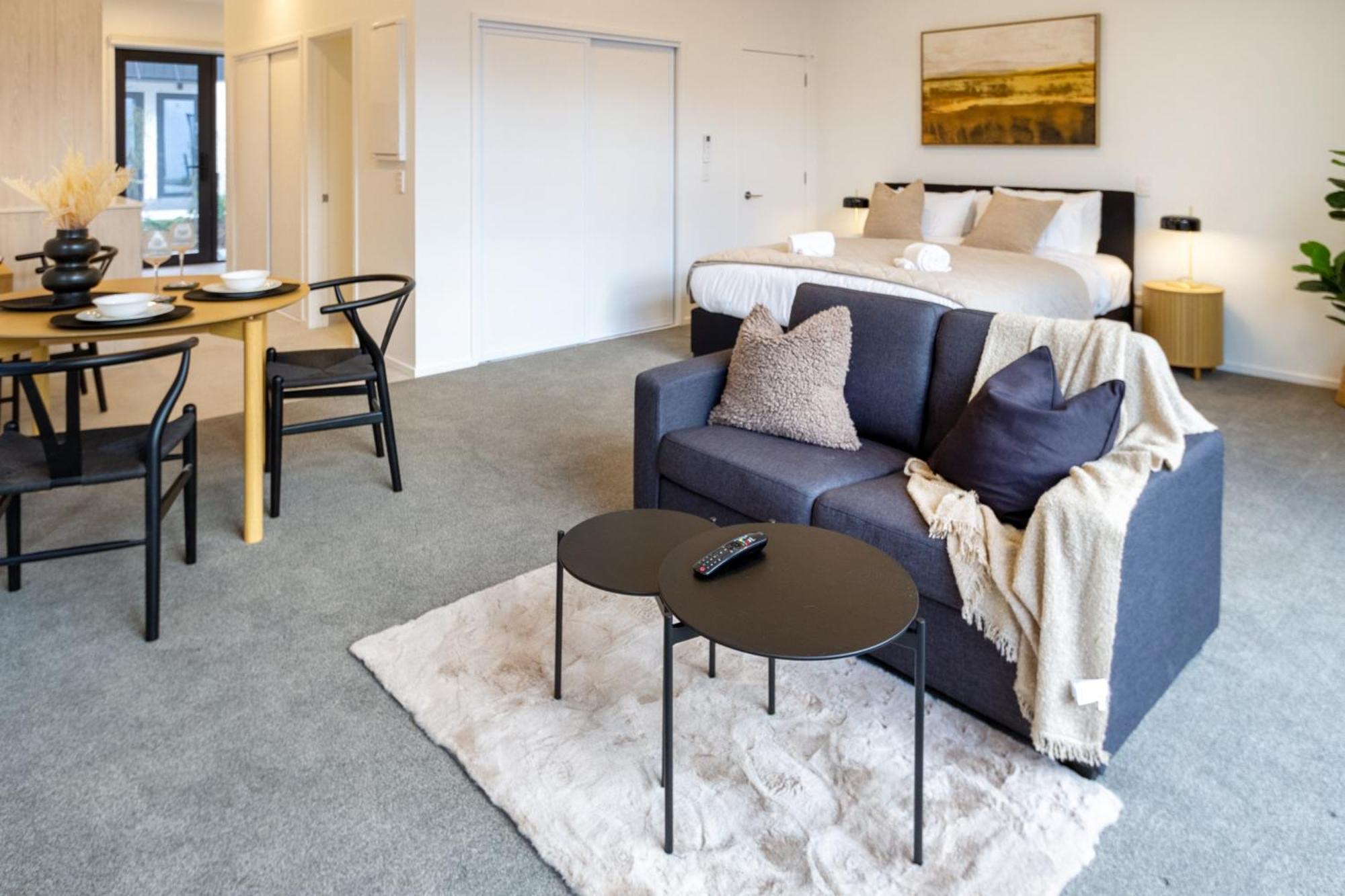 Single Level Studio, Cbd Escape: King Bed Christchurch Extérieur photo