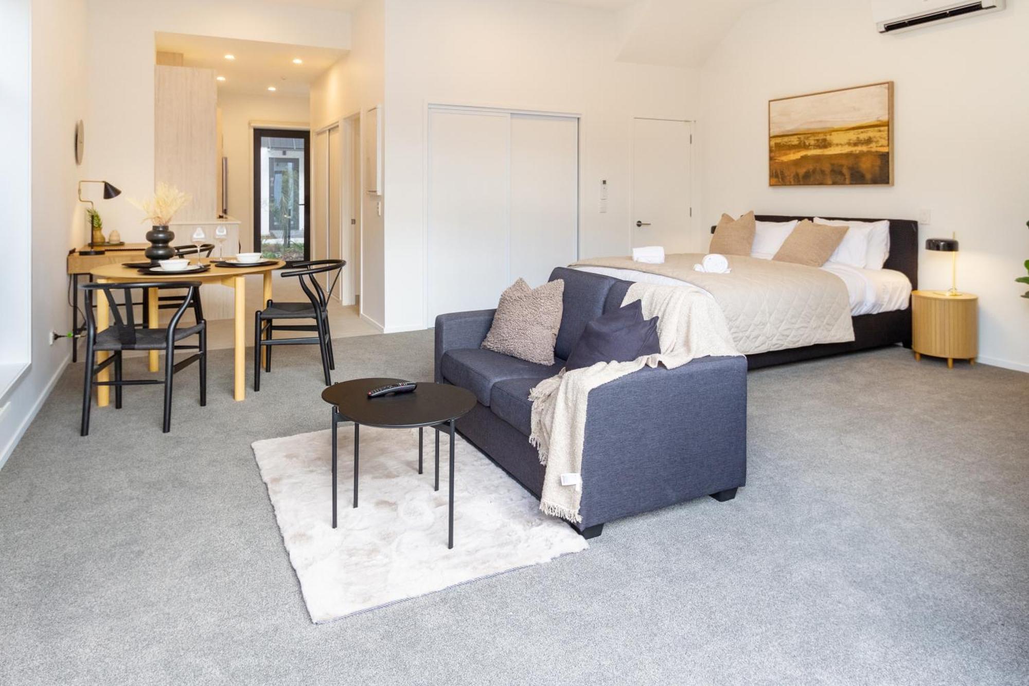Single Level Studio, Cbd Escape: King Bed Christchurch Extérieur photo
